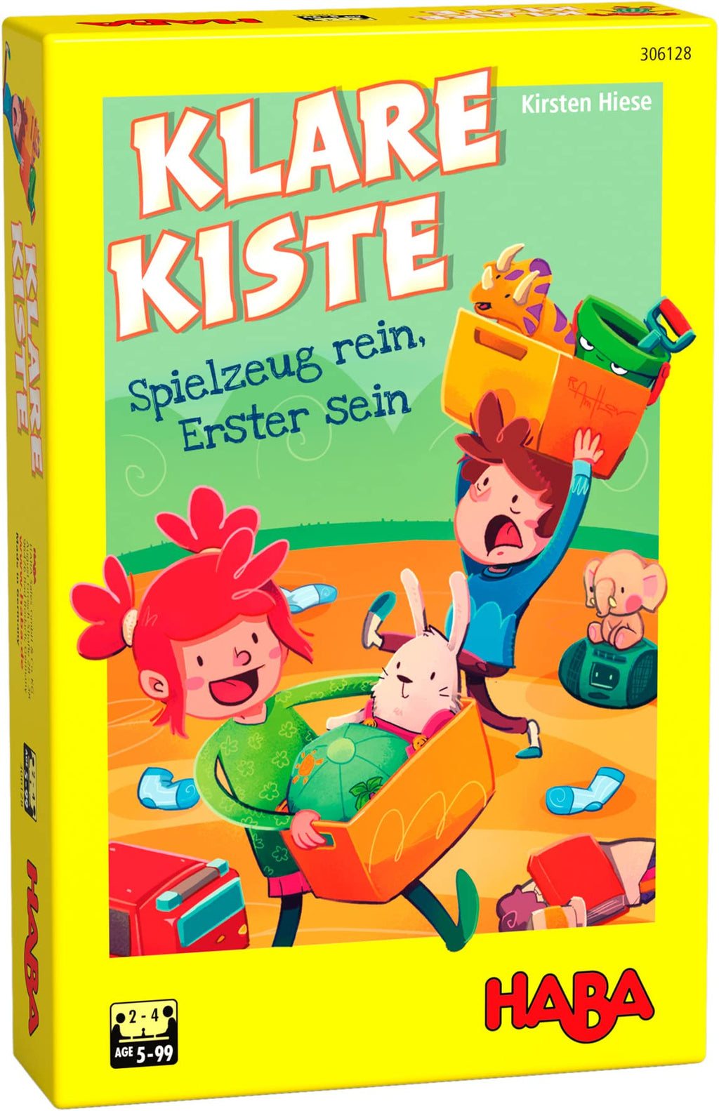 Klare Kiste – Spielzeug rein, Erster sein