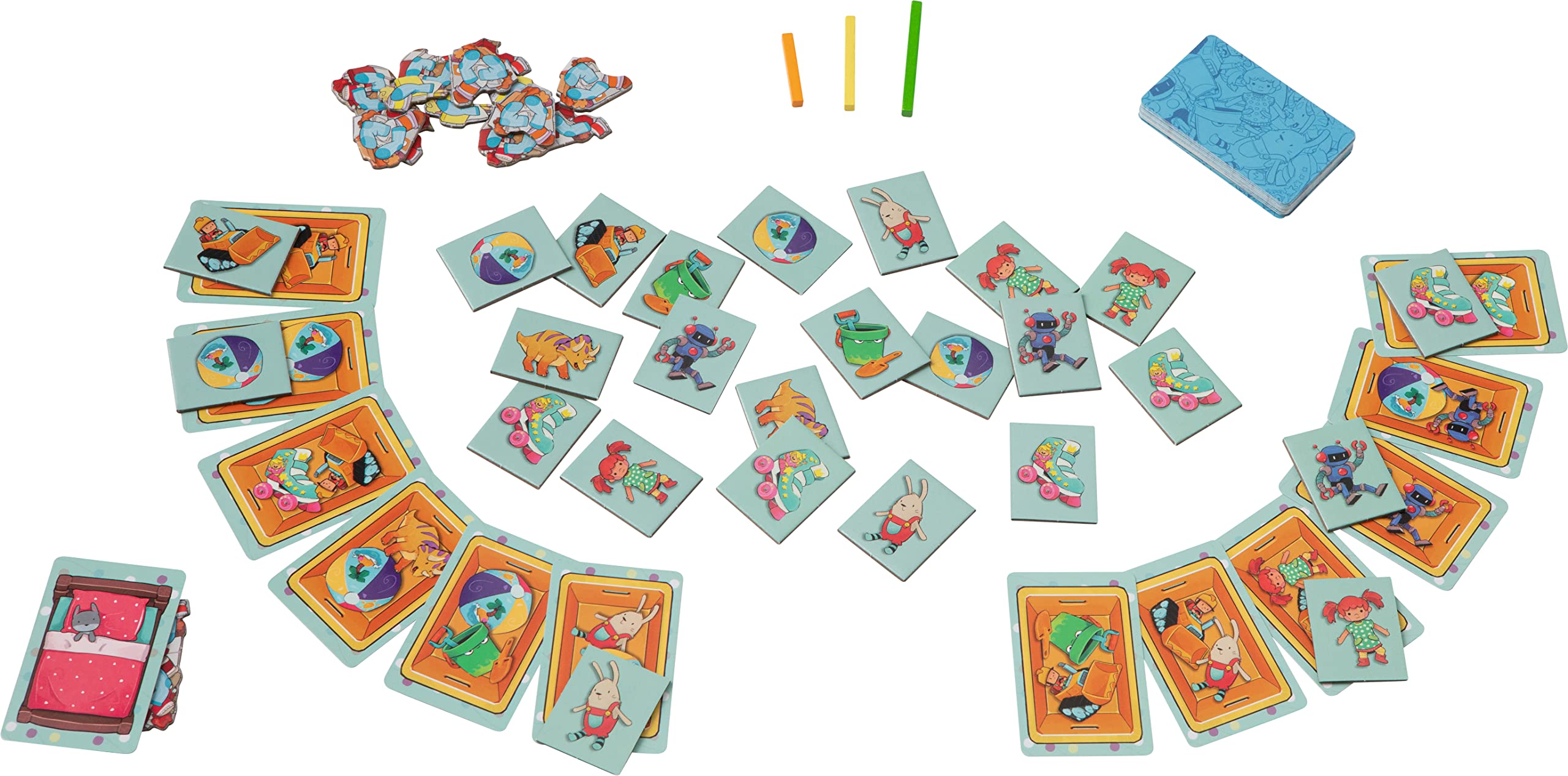Klare Kiste – Spielzeug rein, Erster sein